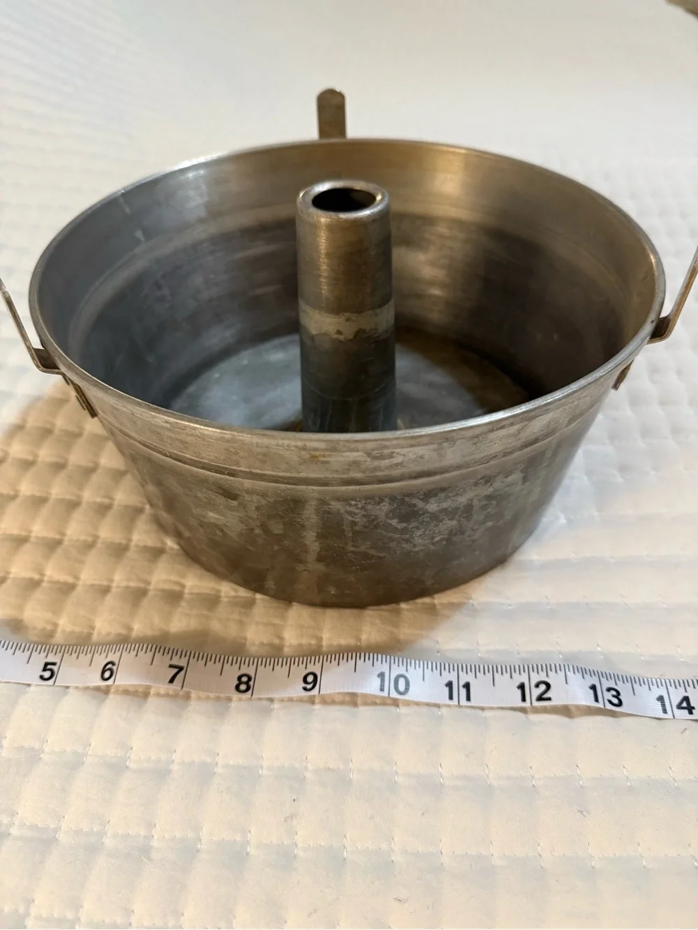 Vintage Metal Angel Food / Tube Cake Pan